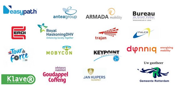 Fietscongres's tweet photo. Het Nationaal Fietscongres wordt mede mogelijk gemaakt door onze partners. Bedankt:

@Armada Mobility, @DeGrootVolker @Klavergroup @GoudappelTweets @mobycon @TrajanVerkeer @Easypathbv @kuipersnunspeet @AnteaGroupNL @ErdiBV @TourDeForce2020 @FalcoTweets https://t.co/c1oP0kYaD5