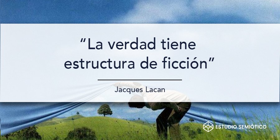 EstSemiotico's tweet photo. "La #verdad tiene #estructura de ficción" #JacquesLacan

#Comunicación #Semiótica #Storytelling #FelizMiércoles https://t.co/Y3pqeUMQQM