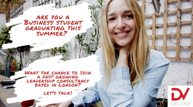 DeltaVPartners's tweet photo. @WarwickBSchool Are you a #business #graduate?  Want to start working this summer with a rapidly growing #leadership and #performance consultancy working to FTSE 250 clients in the U.K. and abroad? Get it touch! Email your CV to careers@deltavpartners.com. https://t.co/mZm1oXDrkW