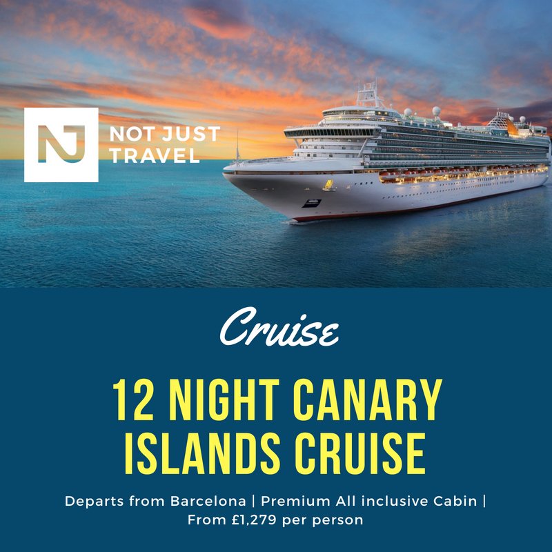 NJT_SDTravel's tweet photo. 12 Night Canary Islands Cruise From £1,279 pp 22 January 2019
Flights to Barcelona, 2 night stay in Barcelona, 10 night Premium All Inc cruise onboard Norwegian Spirit
Itinerary: #BARCELONA #CASABLANCA FUNCHAL SANTA CRUZ DE #TENERIFE, #LASPALMAS #MALAGA #ALICANTE #BARCELONA https://t.co/2giruxUTiN