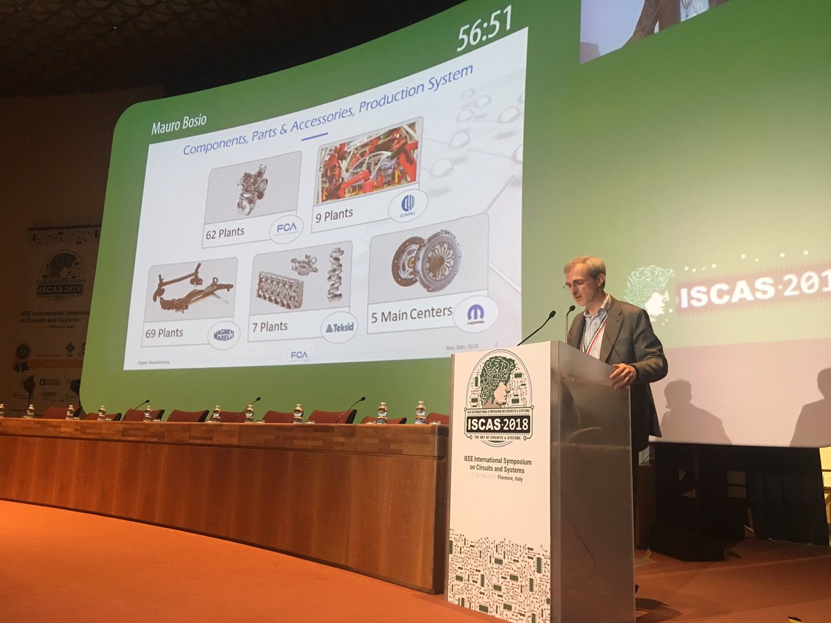 gianluca_setti's tweet photo. #ISCAS2018 Mauro Biosio (FCA) Plenary Talk https://t.co/hCI9Opmp53