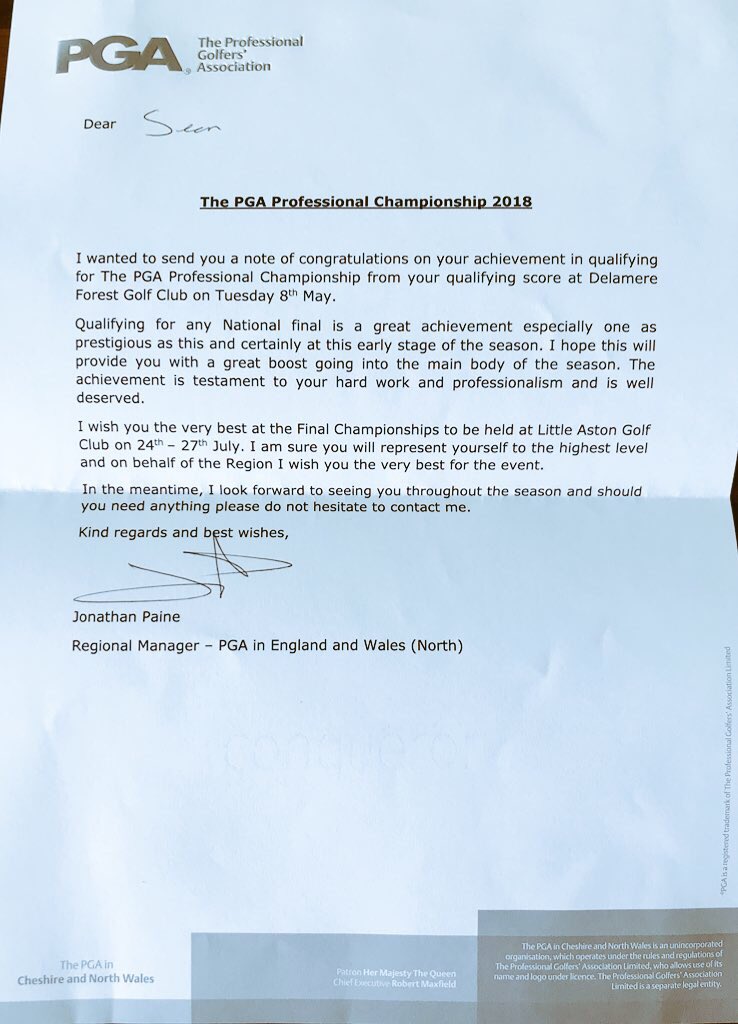 olgcproshop's tweet photo. Fabulous touch from the guys @PGANorth thank you very much fellas....quality....looking forward to @ThePGA Championship.. https://t.co/vu6tsyl036