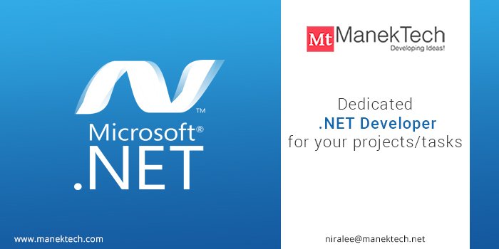 NamaanMt's tweet image. #Hire #Dotnetdevelopment #Dotnetservice as per your budget .
goo.gl/wGMzBi
Get free consultation Contact : Nialee Mehta - Business Head
Skype: live:niralee_2