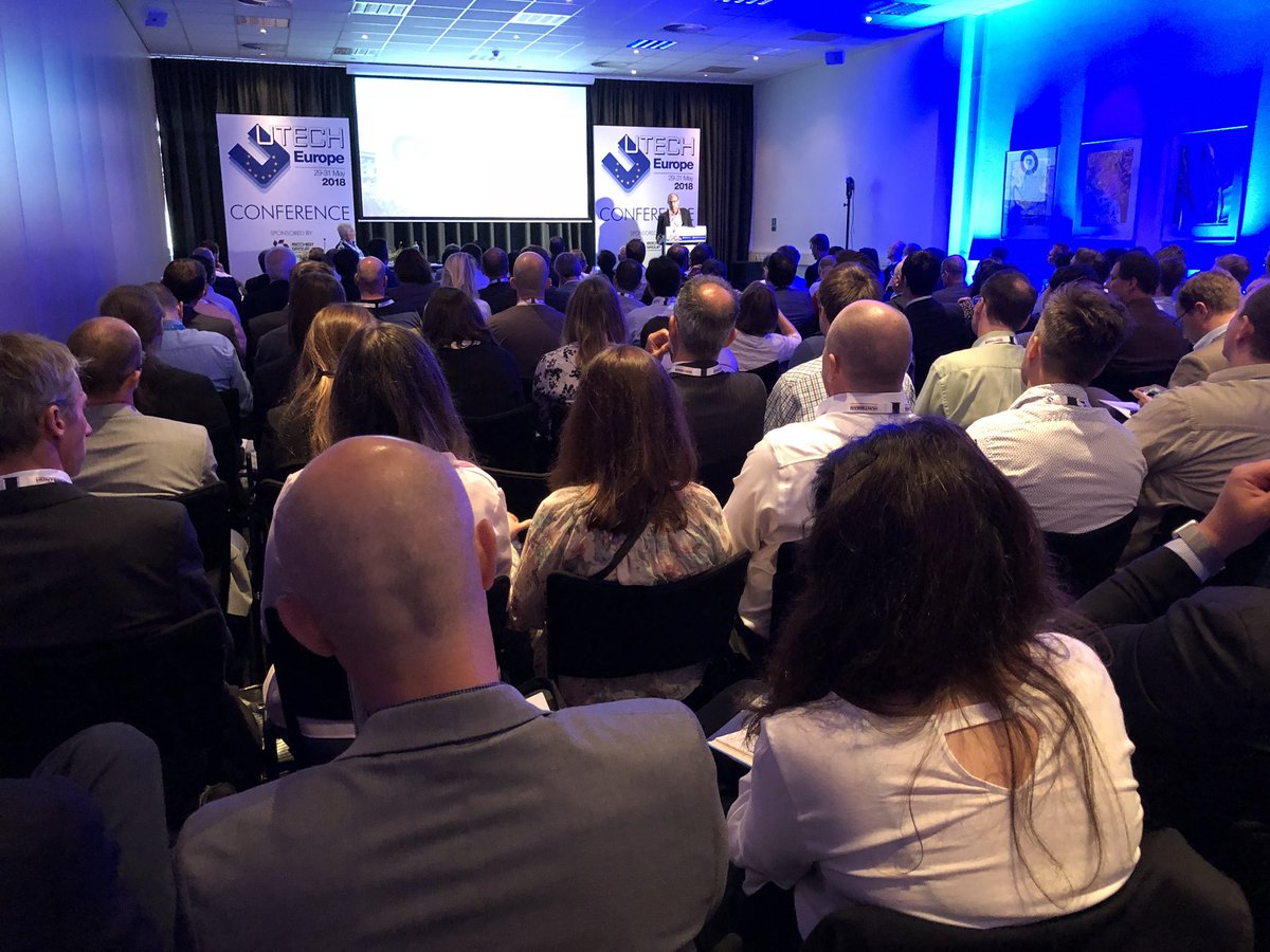 brennanlafferty's tweet photo. The conference sessions are full on Day 2 for #UTECHEurope. But still time to register for the remaining sessions. @Utech_PU #UTECHWater https://t.co/nTAA0GUonr