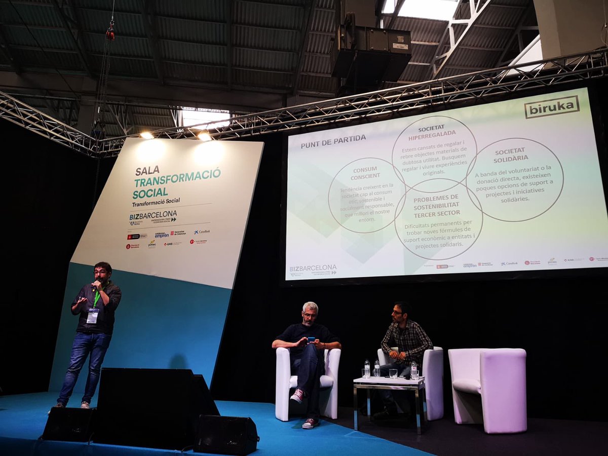 BirukaExp's tweet photo. Moltes gràcies a tot l’equip organitzador del @bizbarcelona i a @barcelonactiva per l’ocasió d’explicar el viatge de @BirukaExp !! #bizbarcelona18 #havefund https://t.co/v4dTRNpFZs