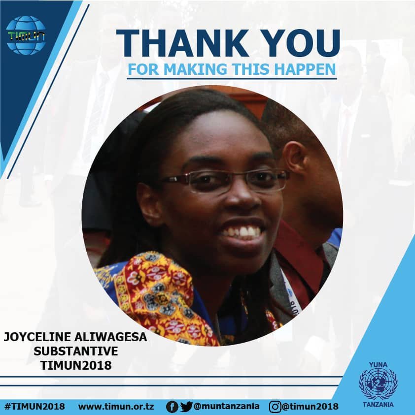 YUNA_Tanzania's tweet photo. TIMUN2018 officially ended on Friday, 4th May 2018.
We would like to wholeheartedly thank all participants for a week of heated debates, work and socializing. It was a pleasure hosting you! #TIMUN2018
@UNICDaressalaam @UnitedNationsTZ @YUNA_Tz @globalpeacetz @BRACworld https://t.co/sCDf6dG4XY
