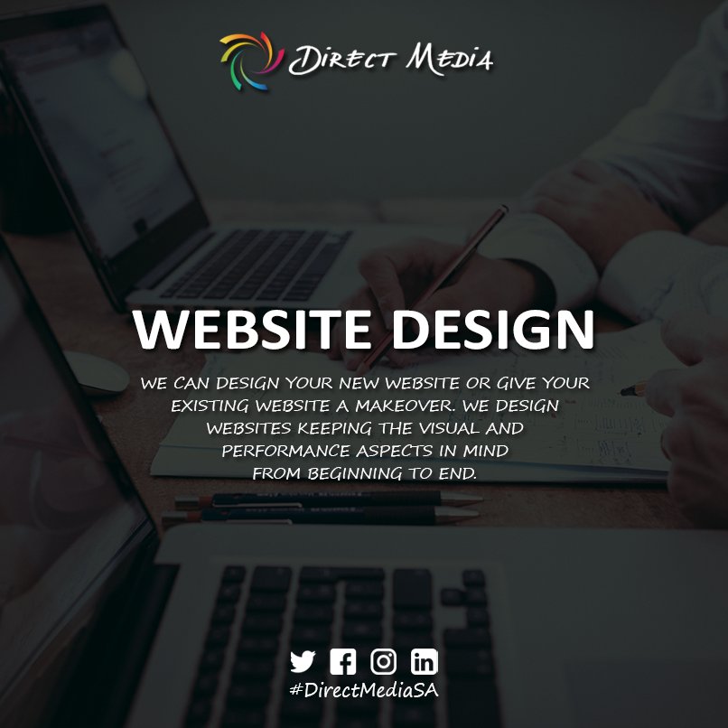 DirectMedia_ZA's tweet photo. Do you need a new website, or does your current website need an update?
For more information visit https://t.co/juRg4Y7Wqv or email info@directmedia.co.za
#Website #Design #Content #Management #DirectMediaSA https://t.co/8SzAVxBYXY