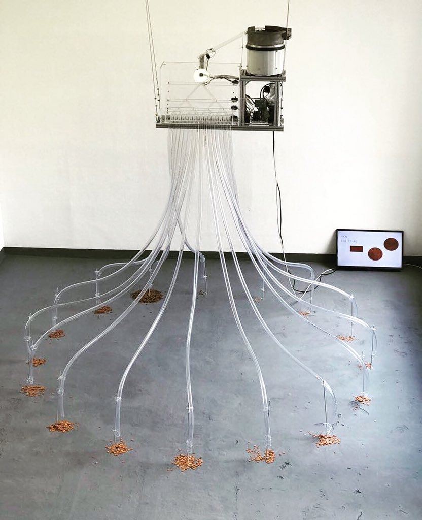 JdelaFuente_art's tweet photo. Today! At @wukvienna out artist @enric.fort.ballester will speak about his practice and you can see the machine he was working in the last months. 💪
~
#machine #enricfortballester #sculpture #money #coins #contemporaryart #kexstudio #vienna https://t.co/vcaKwiNrME
