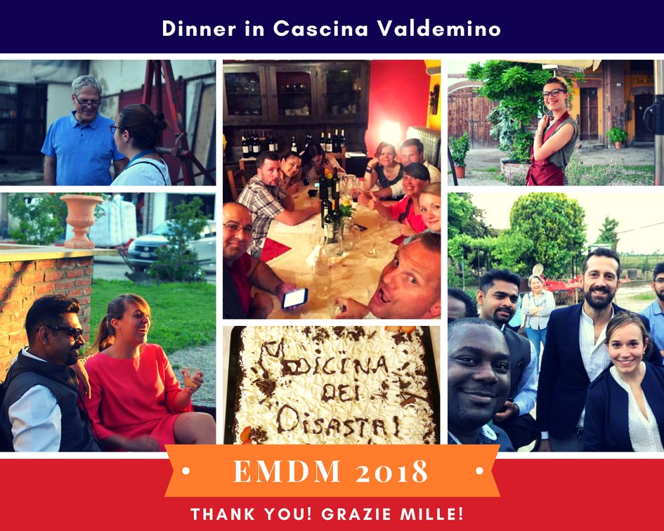 CRIMEDIM's tweet image. #EMDM2018
#betogether

Agriturismo Valdemino
Thank you! Grazie mille!