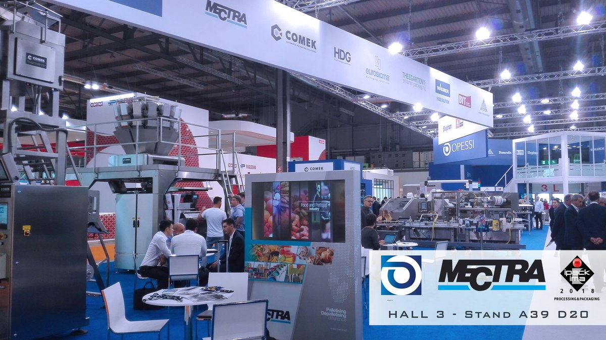 MectraSPA's tweet photo. Second day here @ipackima2018 

@OpessiS representing @MectraSPA : synergy &amp; partnership
#palletising #depalletising #ipackima2018 #mectraspa #Milano https://t.co/ZqM06RuRnL