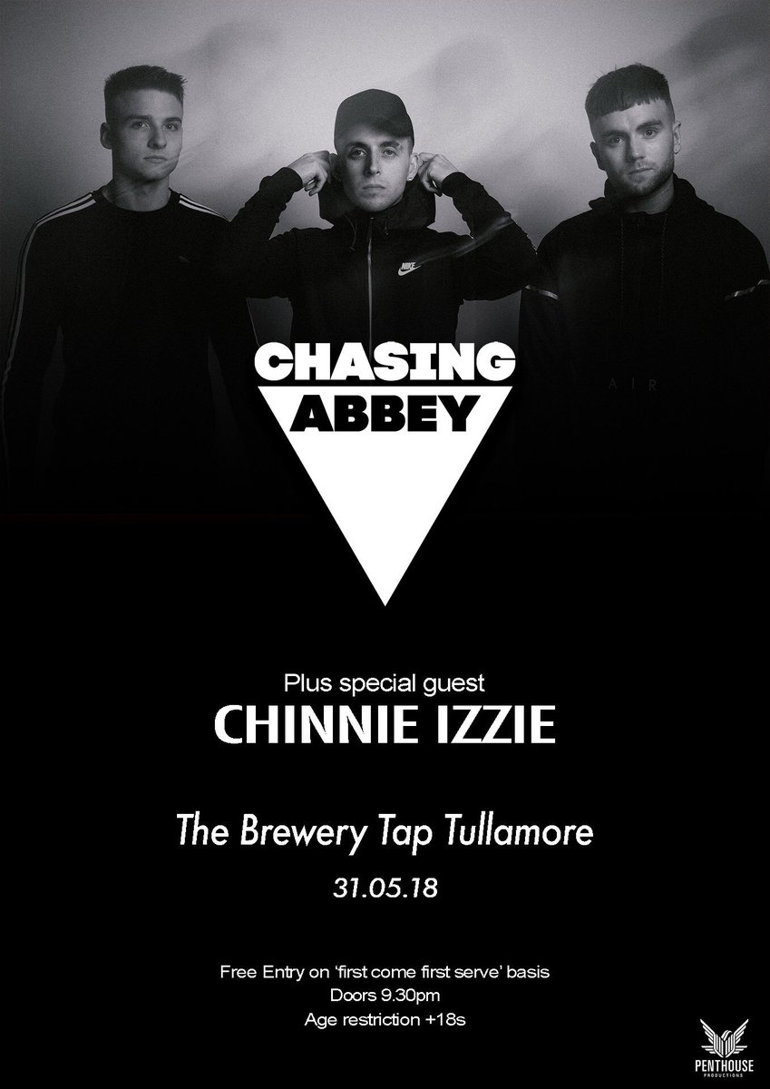 BreweryTap2's tweet photo. We have the gig of the year here in the Tap this Thursday night. The lads from @ChasingAbbeyHQ are giving their local fans a very special intimate gig before they head off on their busy festival season #insane #localheroes https://t.co/SDMZdt1R0D