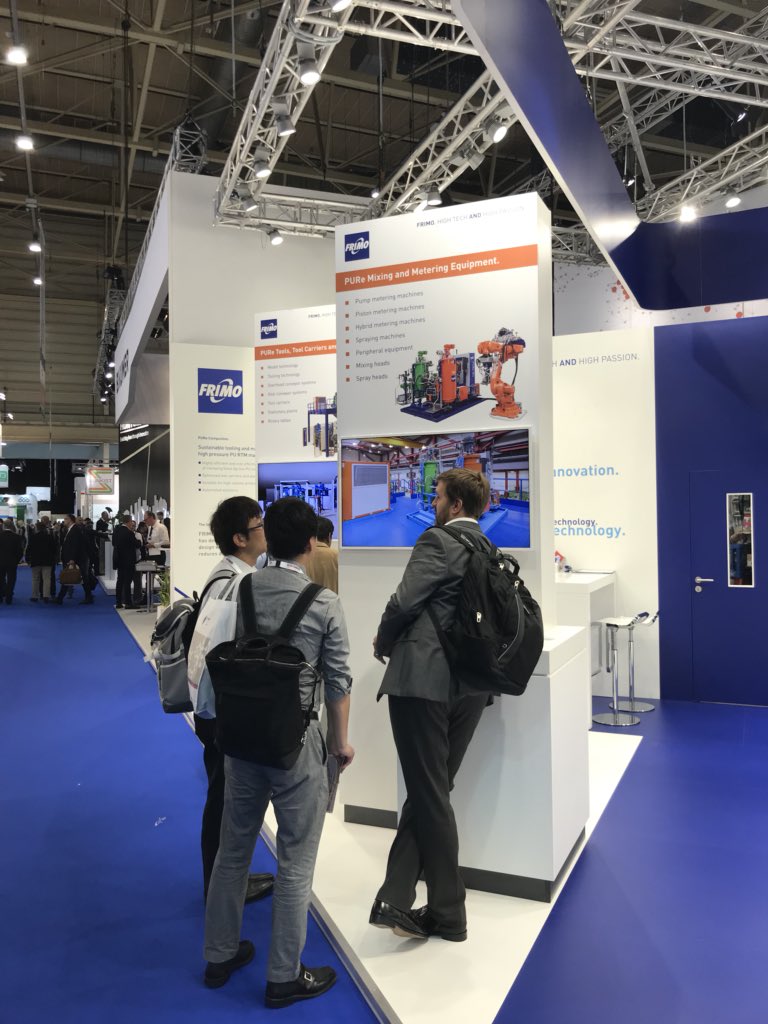 FRIMO_Group's tweet photo. Auch der zweite Messetag der UTECH ist jetzt schon ein riesen Erfolg. Schaut bis 18 Uhr gerne selbst vorbei.
#UTECH2018 #Maastricht https://t.co/1XVmr5alLT
