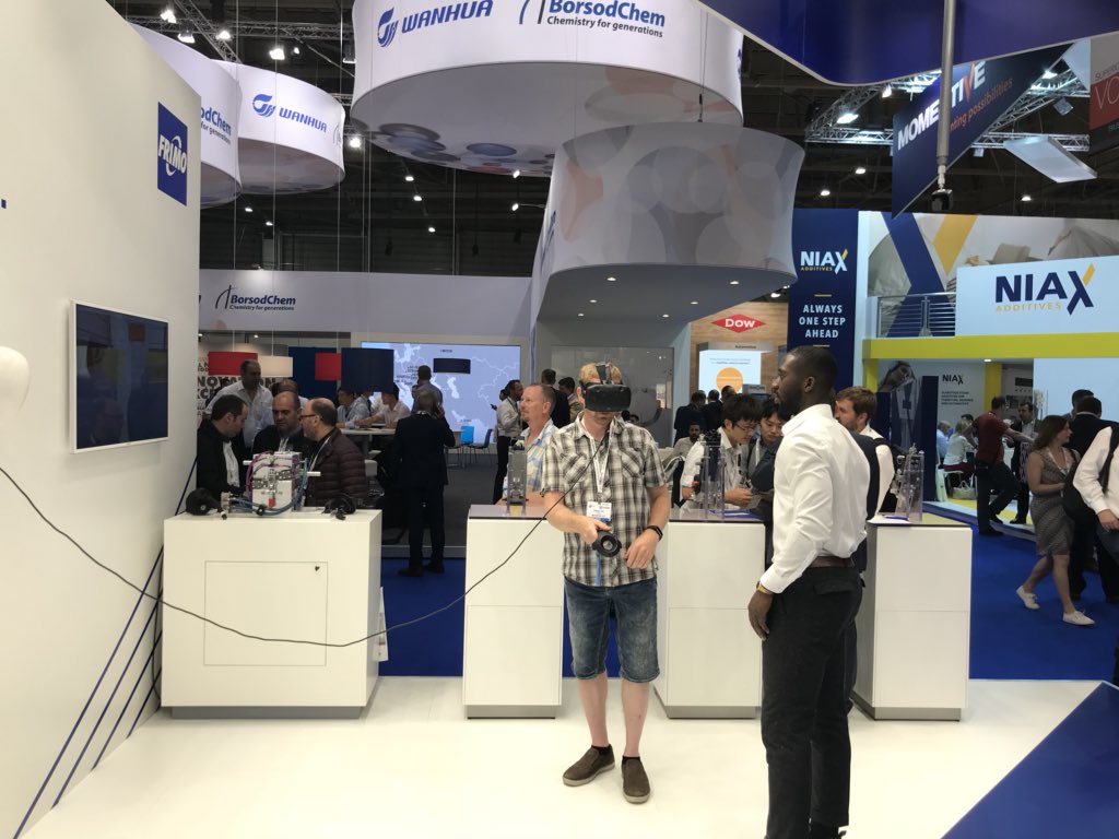FRIMO_Group's tweet photo. Auch der zweite Messetag der UTECH ist jetzt schon ein riesen Erfolg. Schaut bis 18 Uhr gerne selbst vorbei.
#UTECH2018 #Maastricht https://t.co/1XVmr5alLT