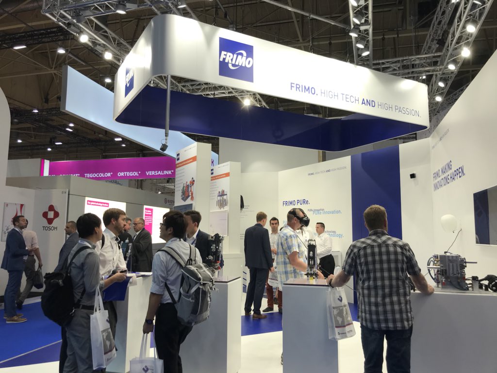 FRIMO_Group's tweet photo. Auch der zweite Messetag der UTECH ist jetzt schon ein riesen Erfolg. Schaut bis 18 Uhr gerne selbst vorbei.
#UTECH2018 #Maastricht https://t.co/1XVmr5alLT