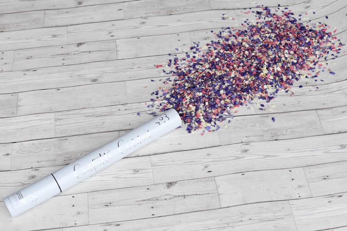 lovedupnorth's tweet photo. Our fabulous Sponsor @ConfettiPetals are excited to launch their new product - handheld Confetti Cannons! Filled with natural petal confetti, the cannons are capable of launching petals up to ten meters into the air. READER OFFER: https://t.co/d6PjTe5Yh2 https://t.co/c1hJ3ebhOY