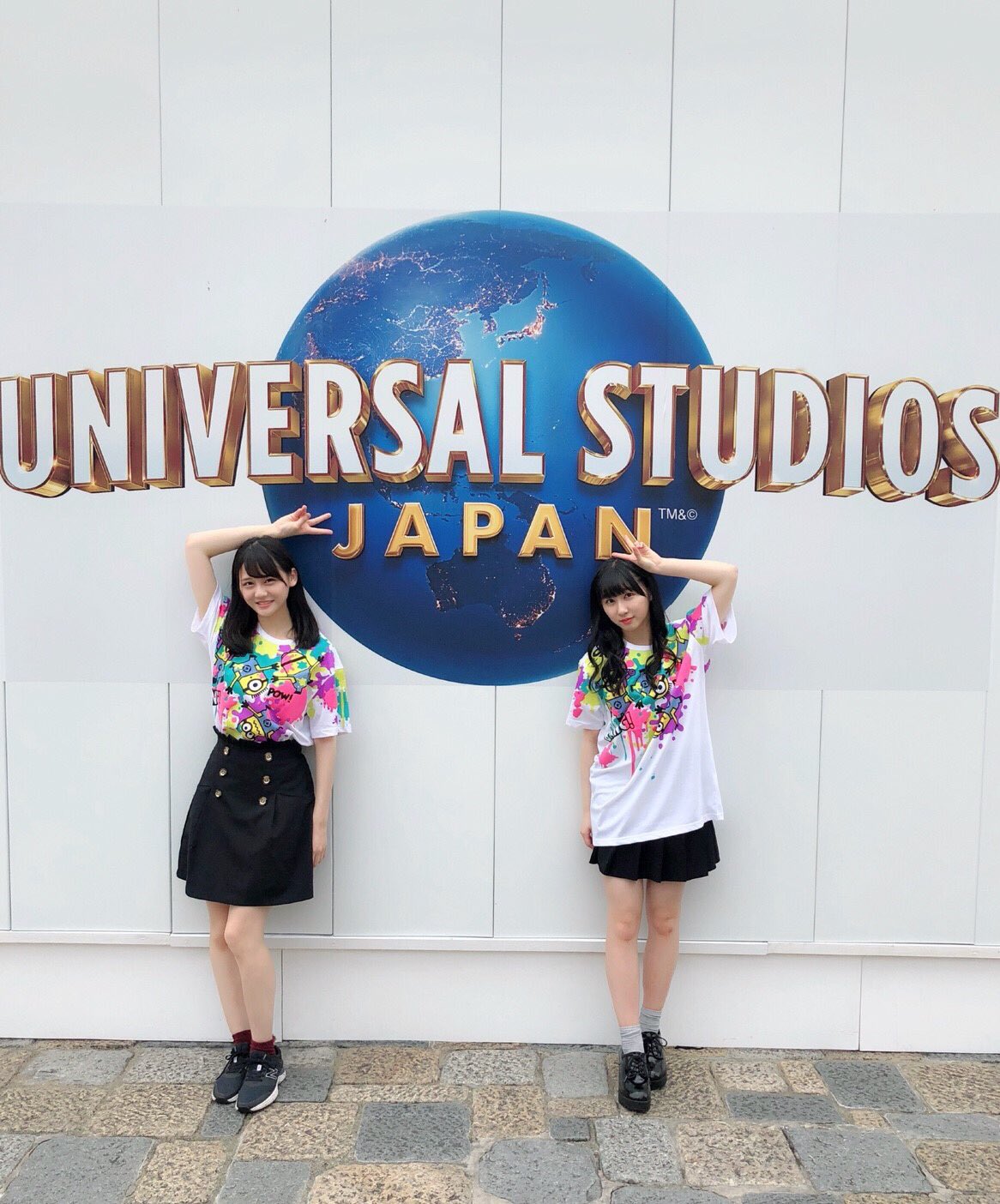 山本 杏奈 Usjに行ってきました お揃いのミニオンtシャツ ほんとに楽しすぎて 幸せすぎる1日でした イコラブ 髙松瞳 山本杏奈 ユニバーサルスタジオジャパン T Co Gb1eyof0d3 Twitter