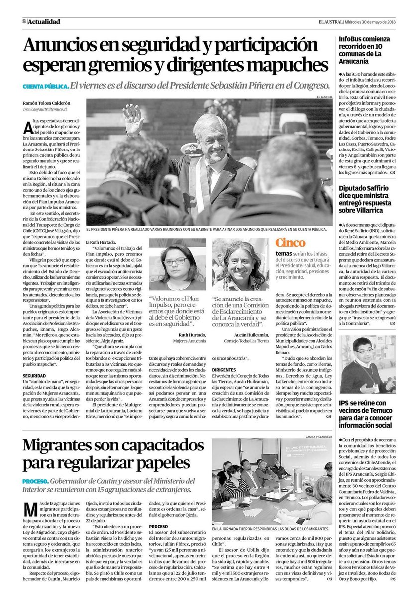Si el reconocimiento constitucional prometido será  cultural y no POLITICO = EJERCICIO de nuestros derechos ya reconocidos por el Estado ante la ONU-2007, OIT-2008 y OEA-2016, lo que se haga en: Desarrollo económico= paternalismo; Cultura= folklore; Social= asistencialismo