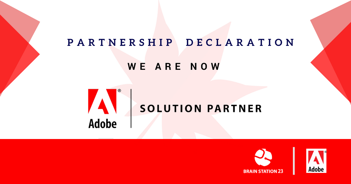 BrainStation23's tweet image. We are now a proud solution partner of Adobe.
#AdobeSolutionPartner #AdobeExperienceManager #AEM