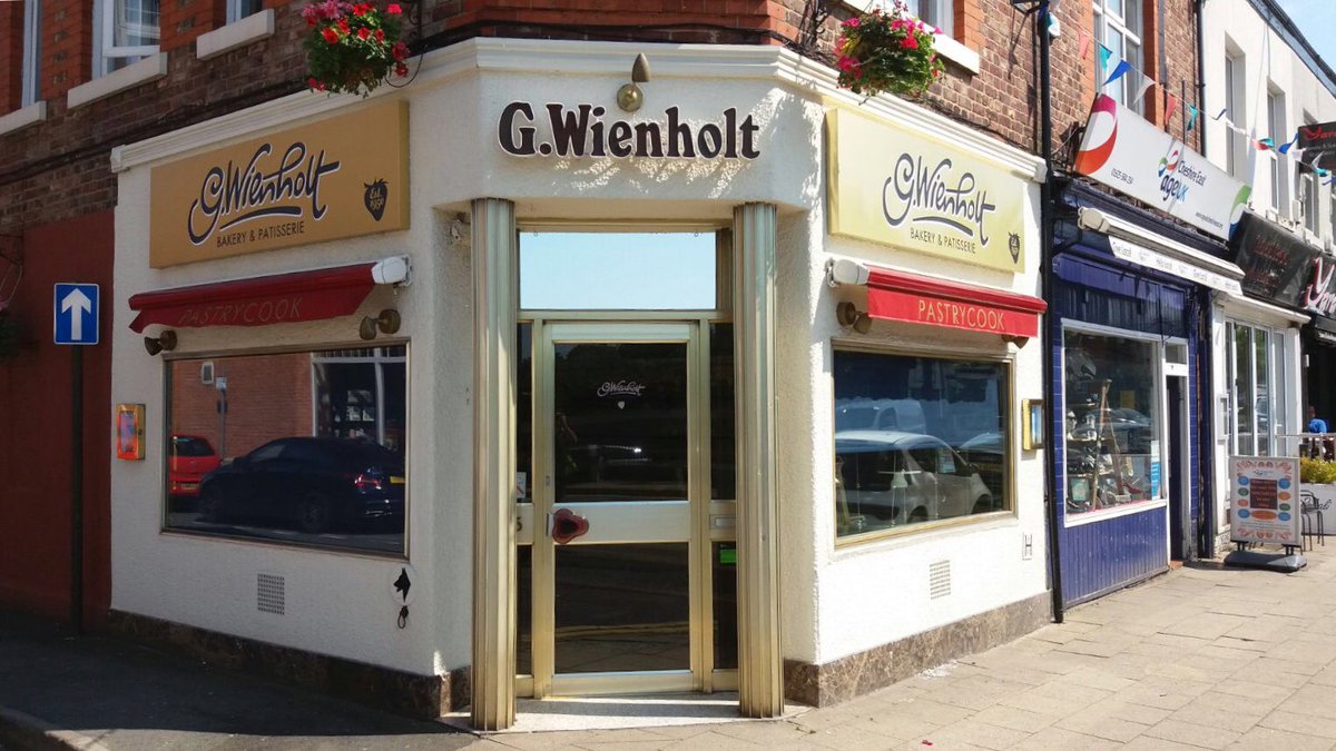 SignsManchester's tweet photo. Our latest project for @Gwienholt Bakery in Alderley Edge. Two fret cut gold composite trays backed out in DAY/NIGHT acrylic, meaning that at night the black information will all illuminate white by an internal LED light sheet. #signsnow #signscheshire #alderleyedge #gwienholt https://t.co/sB8JLW7f6c