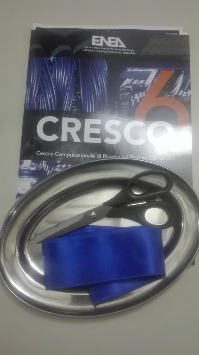 ENEAOfficial's tweet image. #cresco6 ci siamo quasi...è tutto pronto per l'inaugurazione del supercalcolatore @ENEAOfficial con @Cineca1969 @Eniday @Avio_Group @regionecampania Off we go!