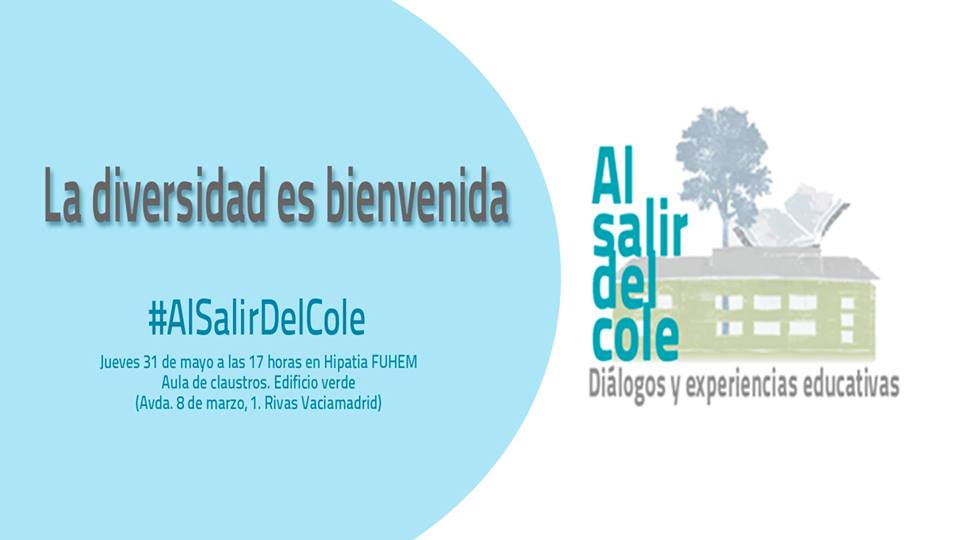 FuhemEducacion's tweet photo. ¿Cómo crear culturas educativas inclusivas? ¿Cómo podemos organizar el apoyo a la diversidad? Participa mañana en el encuentro #AlSalirdelCole (Rivas @HipatiaFUHEM 17 h) 
 Asistencia libre! https://t.co/KNEUPTxm7K  << https://t.co/9Wd2nyrxxH