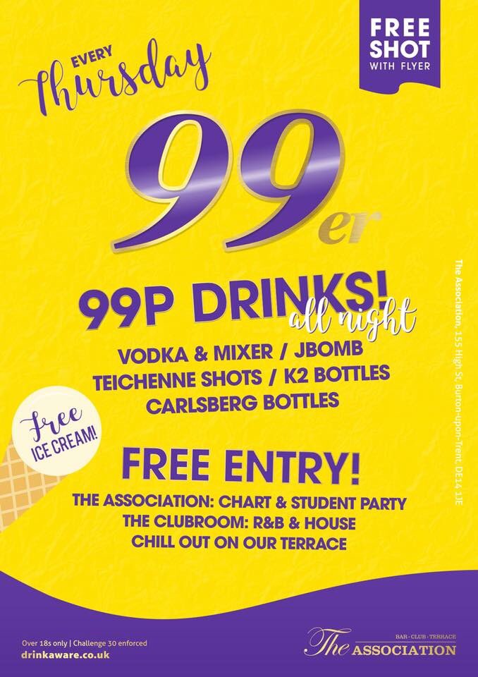 AssociationBurt's tweet photo. competition time!! Retweet this for your chance of winning 1 of 5 bottles of eristoff for Thursday nights 99er! Winners announced at 6pm Thursday! 🍦 https://t.co/W2gdIeMBSW