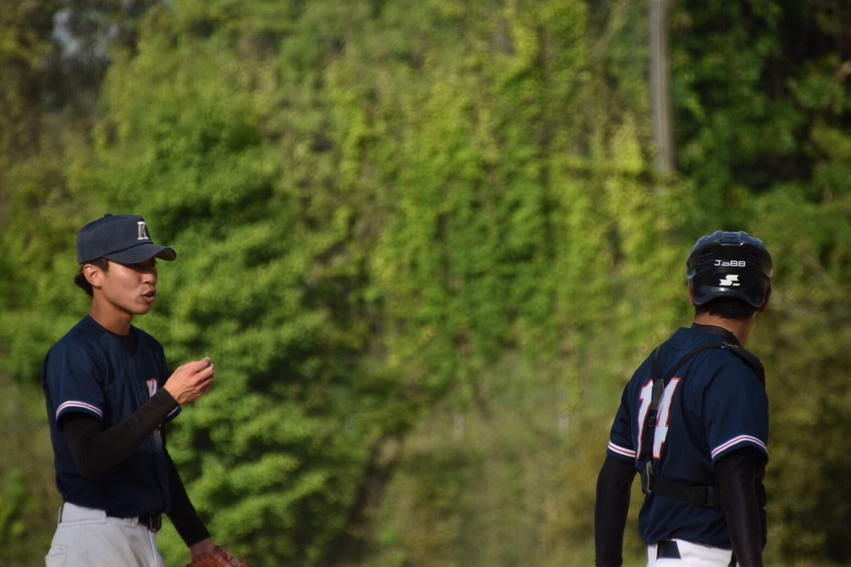 Kio_2018's tweet photo. 5/27リーグ戦 対大和大学
負ければ全国への道が閉ざされるという、背水の陣🤕で挑んだ大和大学さんとの試合は、エース佐々木の好投、4番渡邊、7番楠がそれぞれ3打点を叩き出す活躍で見事6-3で勝利を収めました！✨✨✨
来週は奈良県立大学さんとの試合です！🔥
応援よろしくおねがいします📣 https://t.co/DhjyUxyXc3