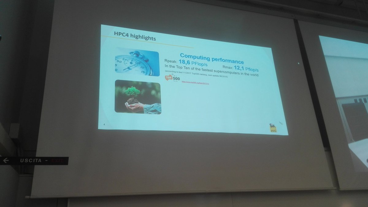 ENEAOfficial's tweet image. #cresco6 Luca Longo responsabile della comunicazione scientifica di @Eniday presenta #HPC4 per il supercalcolo tra I supercomputer più potenti al mondo