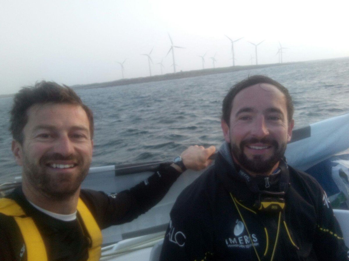 So far so good for @PhilSharpRacing who is leading the fleet in the Normandy Channel Race aboard Imerys Clean Energy, some light airs ahead can they hold off the newer more powerful boats? buff.ly/2IYLkMK