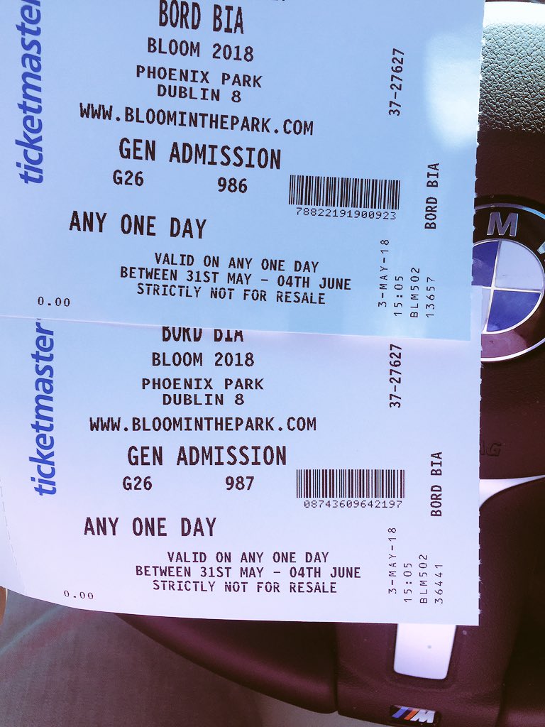 gazzachef's tweet photo. Follow @bloominthepark @Bordbia &amp; drop a wee RT for a chance to win a pair of tickets to this weekend's Bloom Festival. It's gonna be deadly 😎👨‍🍳 https://t.co/kOaCKq8uHk