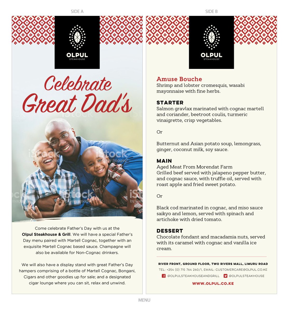 goplacesdigital's tweet photo. Celebrating Dad's In Style This #FathersDay2018 @olpulsteakhouse #GoOlpul @TwoRivers_KE #FathersDay @MagicalKenya @CapitalFMKenya @SusanLUCKYWong #dads @ellikolani https://t.co/nNPLmP8vxK