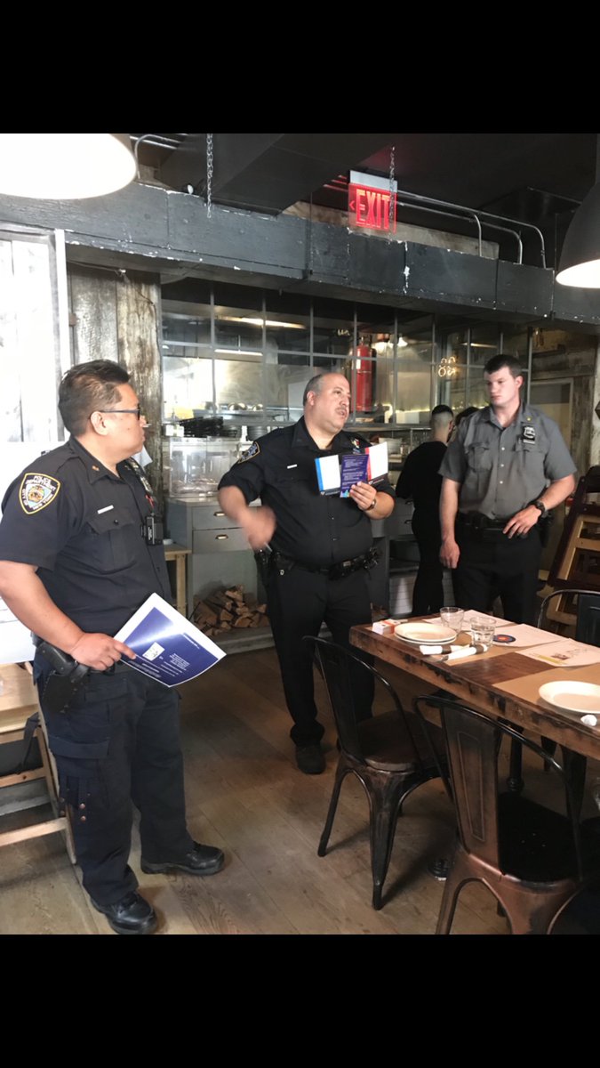 NYPD84Pct's tweet photo. Neighborhood Coordination Officers Sy & Ruggiero with Recruit Officer Rizzo had their Build the Block Meeting at 68 Bergen St #Brooklyn informing the attendees of recent robberies, mailbox fishing, credit card fraud & how to safeguard personal property #NYPDTraining #boerumhills https://t.co/F8DeIQmJPR