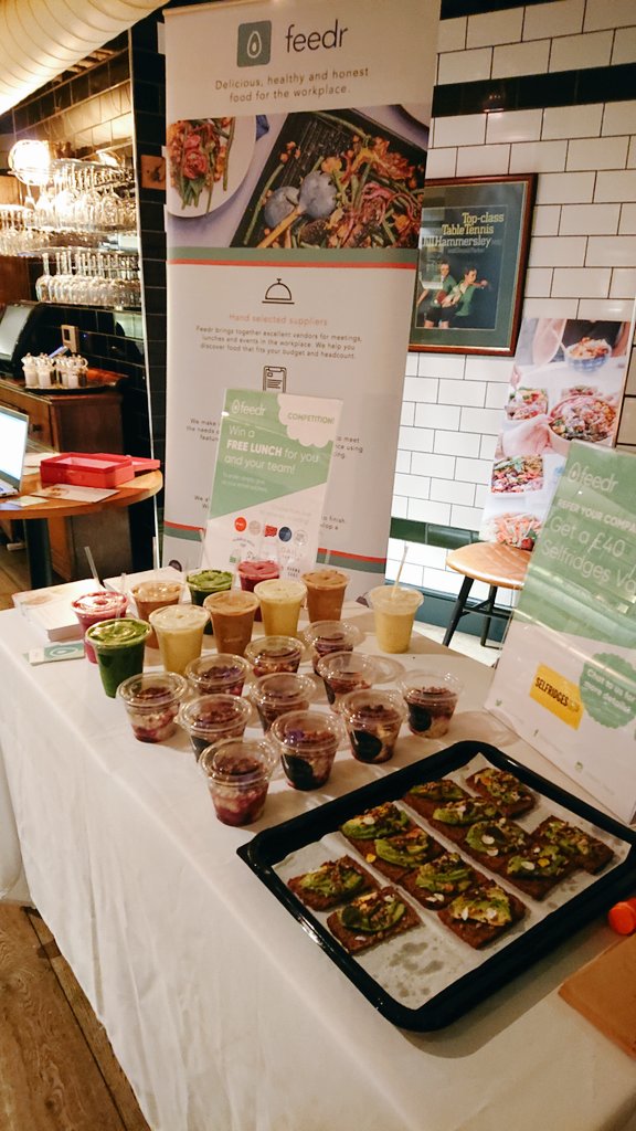 wearefeedr's tweet photo. Great morning at the @MissJonesLondon networking event! And thanks to @rockmybowl and #Baygo for providing us with some gorgeous and healthy breakfast snacks 🙌 https://t.co/uYUXZLQ4MO
