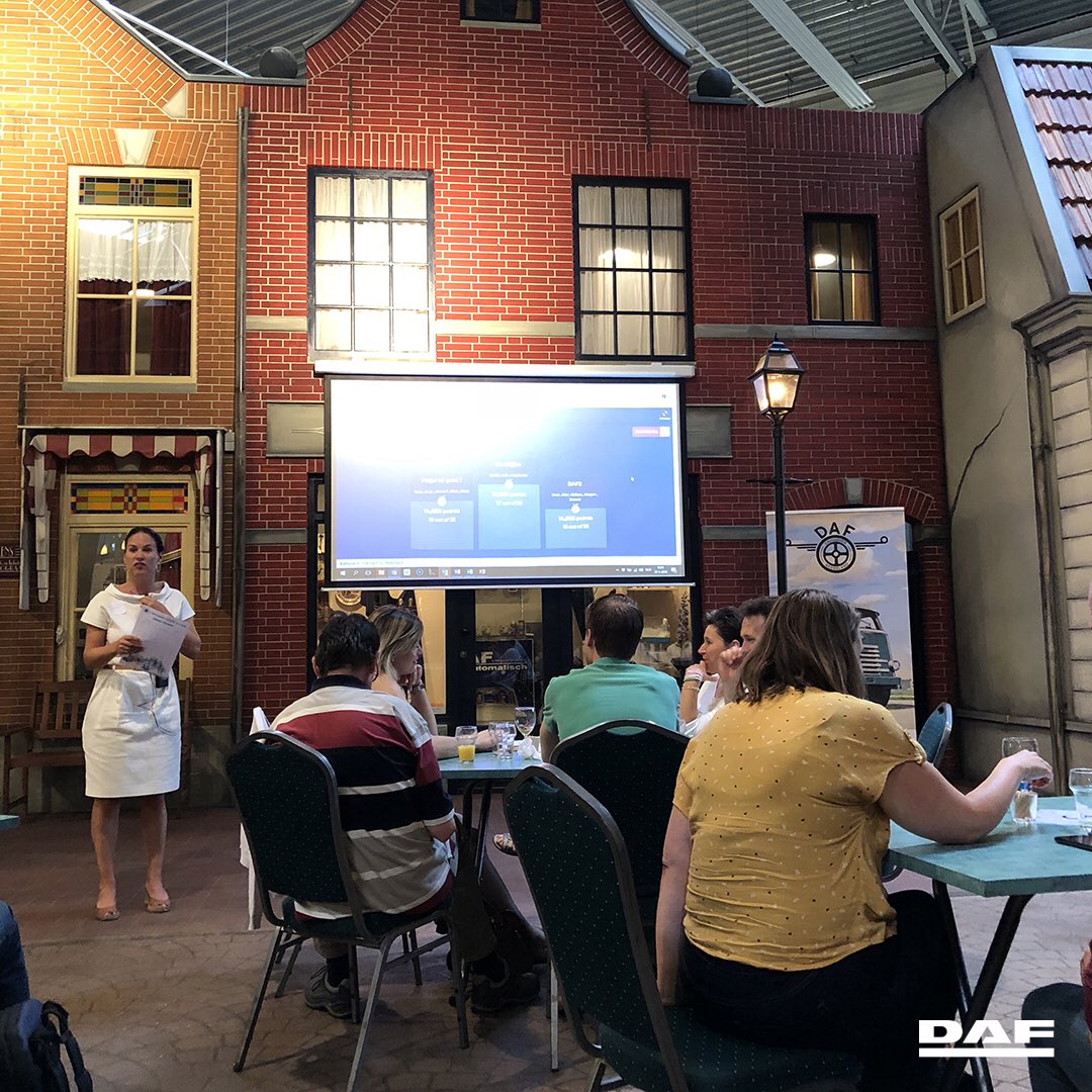 DAFTrucksJobs's tweet photo. Yesterday DAF Network organized an awesome 90 Year DAF Quiz Night @ the DAF Museum, where a lot of DAF colleagues competed against each other. It was a close call, but we had a deserved winner! https://t.co/JUyGwvcEpL