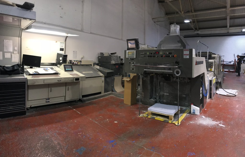 RemgoldLimited's tweet photo. 2003 MITSUBISHI D1000LS-5+L
Size: 52 x 72 cm, Ref. 19697
*** ATTRACTIVE PRICE ON REQUEST ***
Please e-mail sales@speedmalt.co.uk
All machines are offered subject to remaining unsold.
#mitsubishi #print #fivecolour #5colour #offset #offsetprinting #usedmachinery #PRINTING https://t.co/xiKP6QviJ4