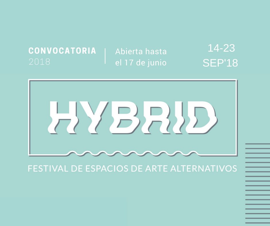 ¡#CONVOCATORIA ABIERTA! #HybridFest 2018 trae grandes novedades: se hará entrega entre los espacios participantes del #premio <a href="/PetitPalaceHtls/">Petit Palace Hotels</a> a la mejor propuesta expositiva y del Premio <a href="/cervezasambar/">Cervezas Ambar</a>. Bases de participación ➡️ bit.ly/HybridFest2018