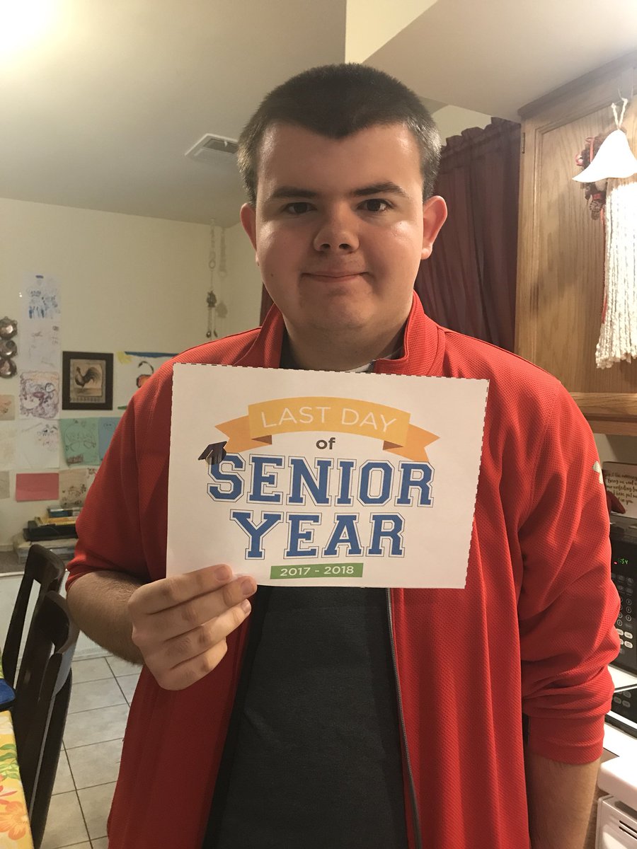 CathyCarnacchi's tweet photo. Patrickโs last day of school at AHS. Iโm so proud of him. He worked really hard and has no final exams to take!! What a way to end Senior Year...WOW!! Have a great Senior picnic today๐๐ญโ๏ธ#lastday #redhawkforever @troy_athens @ldixon2 https://t.co/OSIwFJyqk6