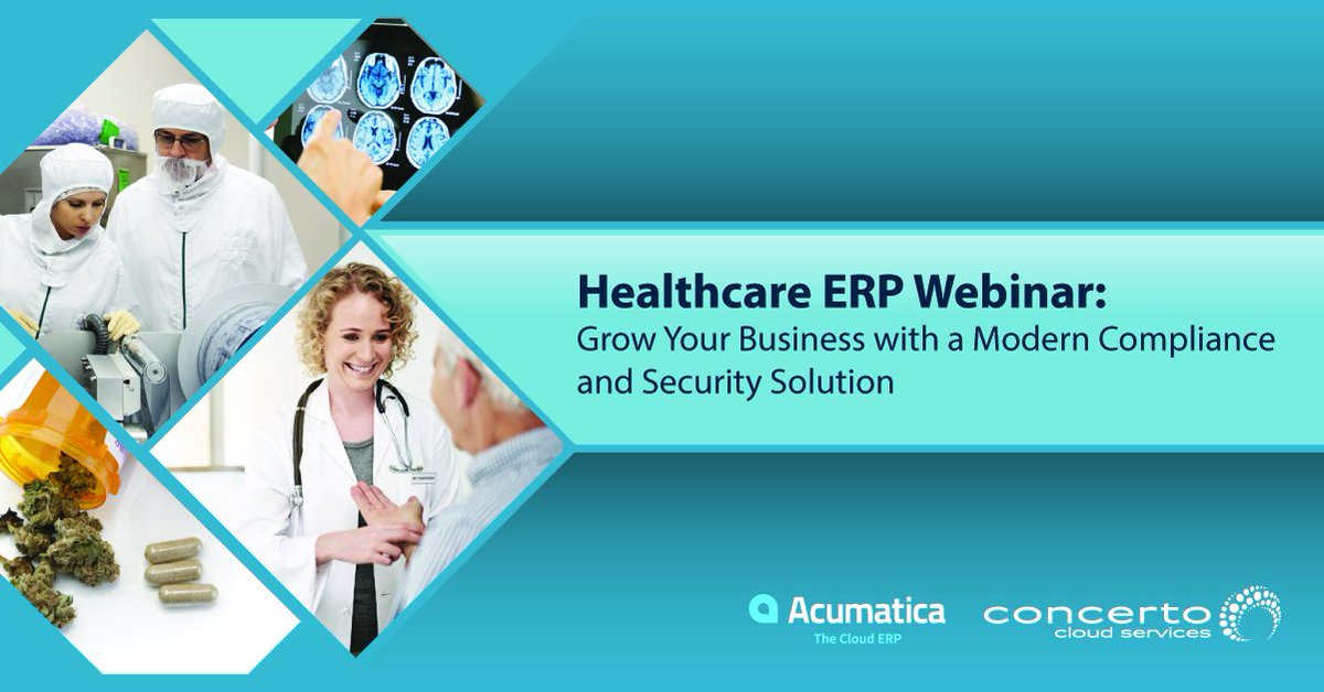 If you need an integrated, secure, compliant solution for your healthcare or life sciences biz, you need Cloud ERP. Learn more in our on-demand webinar w/partner @concertocloud >> acumati.ca/2JfPPGh
