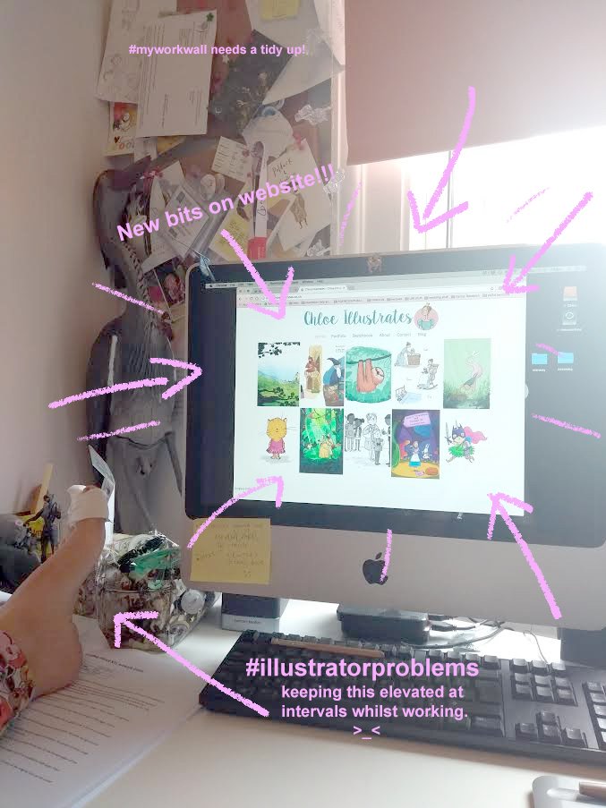 chloillustrates's tweet photo. Updated the old portfolio with a few new pieces thrown in here and there! It's a good skive for a few minutes whilst having a cuppa, head over to https://t.co/WNXaBG23Xb ! :D
#websiteupdate #workwall #myworkspace https://t.co/MD68Ggnwpz