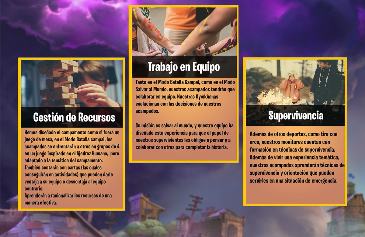 kmpBattleRoyale's tweet photo. - ¿Qué aprenderé en vuestro campamento?

+ https://t.co/3HmUfFSSlO