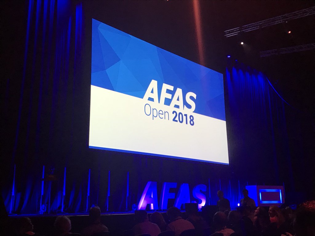 AdriaansenP's tweet photo. Vandaag aanwezig bij de #AFASOPEN2018. Veel mooie nieuwe functionaliteit gezien waar onze klanten blij van gaan worden 😀 https://t.co/4nSe7oOasQ