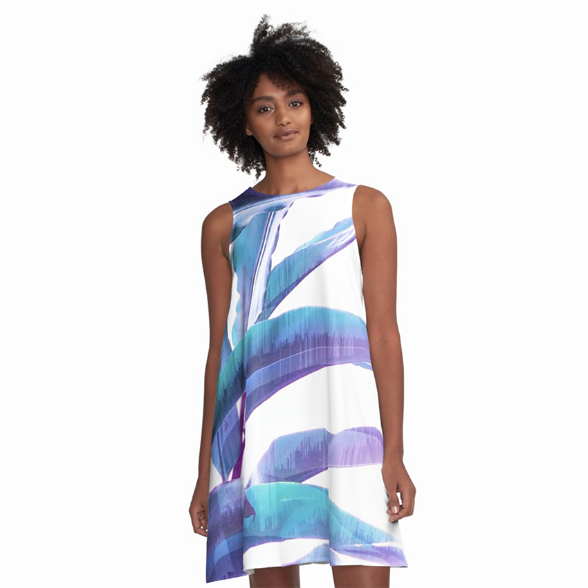 DominiqueVari's tweet photo. 💙🌿Discover 'Tropical Flair' on apparel & much more at my @redbubble shop on https://t.co/vq6C6CF2yZ #fashion #dress #tshirt #outfitoftheday #elegant #cooltop #tops #tanktop #scarf #summerfashion2018 #foliage #naturelover #tropical #fresh #white #blue #glitchart #dominiquevari https://t.co/2ZtkcPSlIu