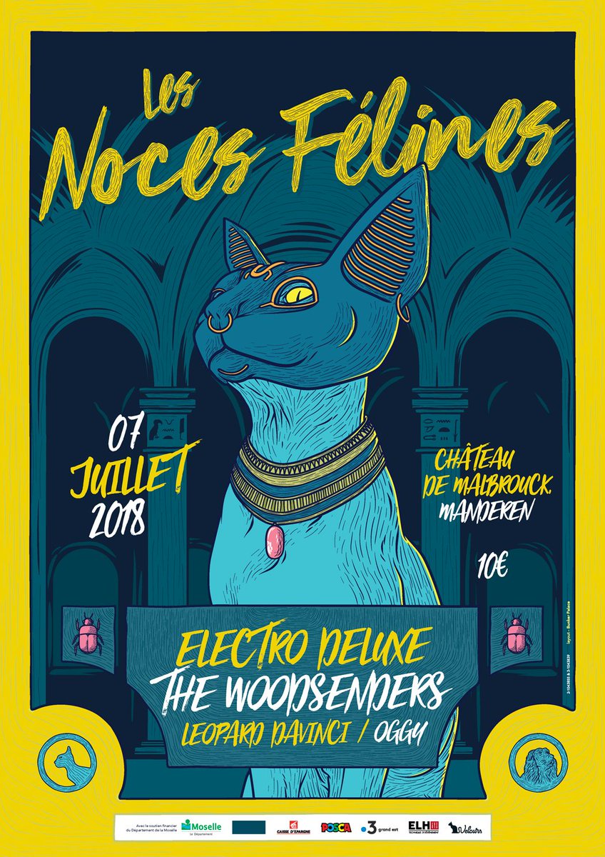 VeloursProd's tweet photo. #LesNocesFélines reviennent au Château de #Malbrouk ! RDV le 07 Juillet en @MoselleCD57.
On est fier de s'associer une nouvelle fois avec #Boumchaka pour cette seconde édition dans ce lieu d'exception !
#nocesfelines #NF8 #Velours #concert #musique #patrimoine #château https://t.co/2YovIxt4TQ