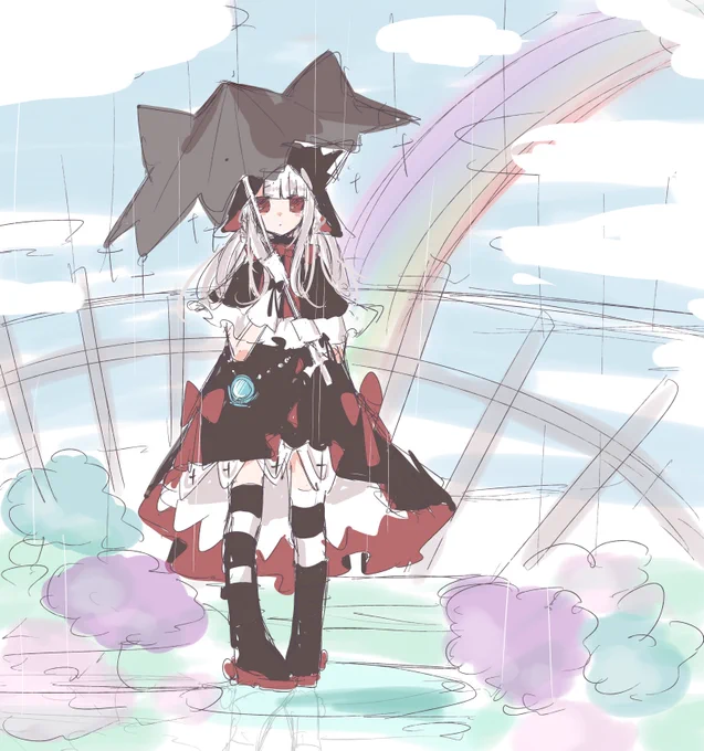 梅雨入りのエレバスラフ
#アズールレーン 