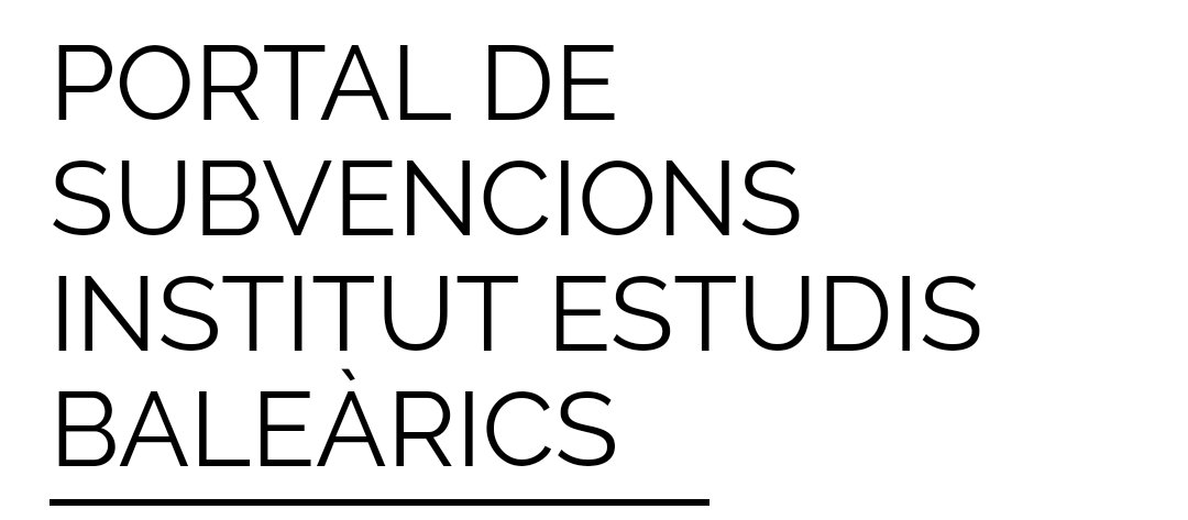 IEBalearics's tweet image. RECORDA: avui dimecres 30 de maig acaba el termini extraordinari de les línies d'ajuts de #Música, #ArtsEscèniques i #Literatura pel que fa a activitats que s'hagin dut a terme entre l'1 de desembre de 2017 i el 30 de maig de 2018.

⏩iebalearics.org/ca/subvencions/