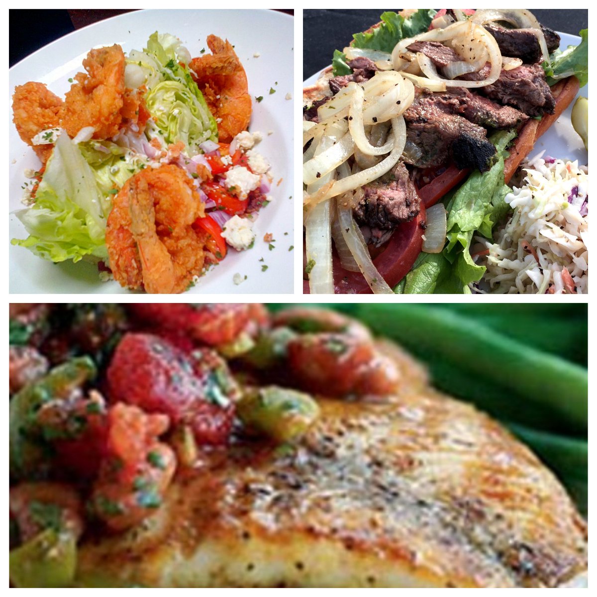 FPNMoreland's tweet photo. Weekly Features:

Fried Gulf Shrimp Iceberg Wedge 
Open Face Grilled Sirloin Sandwich
Mahi-Mahi Vera Cruz 

*N'awlins Bread Pudding is on the house when you order one of our features on Wednesday. And don't forget to download the Thanx app or go to https://t.co/moKGn4zbBO https://t.co/YAKpT3VK4t