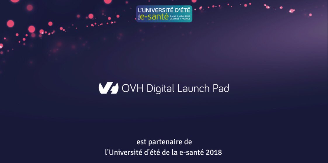 #UnivEsante Nous avons le plaisir d’annoncer notre partenariat avec OVH Digital Launch Pad @ovh_dlp qui accompagne des #startups innovantes dans le domaine du numérique et leur permet de bénéficier d’infrastructures fiables #FrenchTech #hcsmeufr