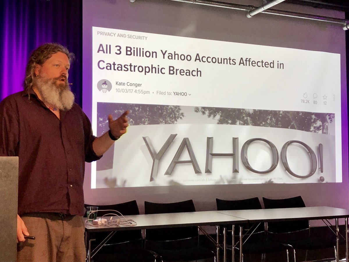 Utfordringen for pressen er “Når slutter journalistikken og når begynner pengejaget”? Les artikkel 85 GDPR er oppfordringen fra <a href="/tawaterhouse/">Torgeir Waterhouse</a> til #nona18