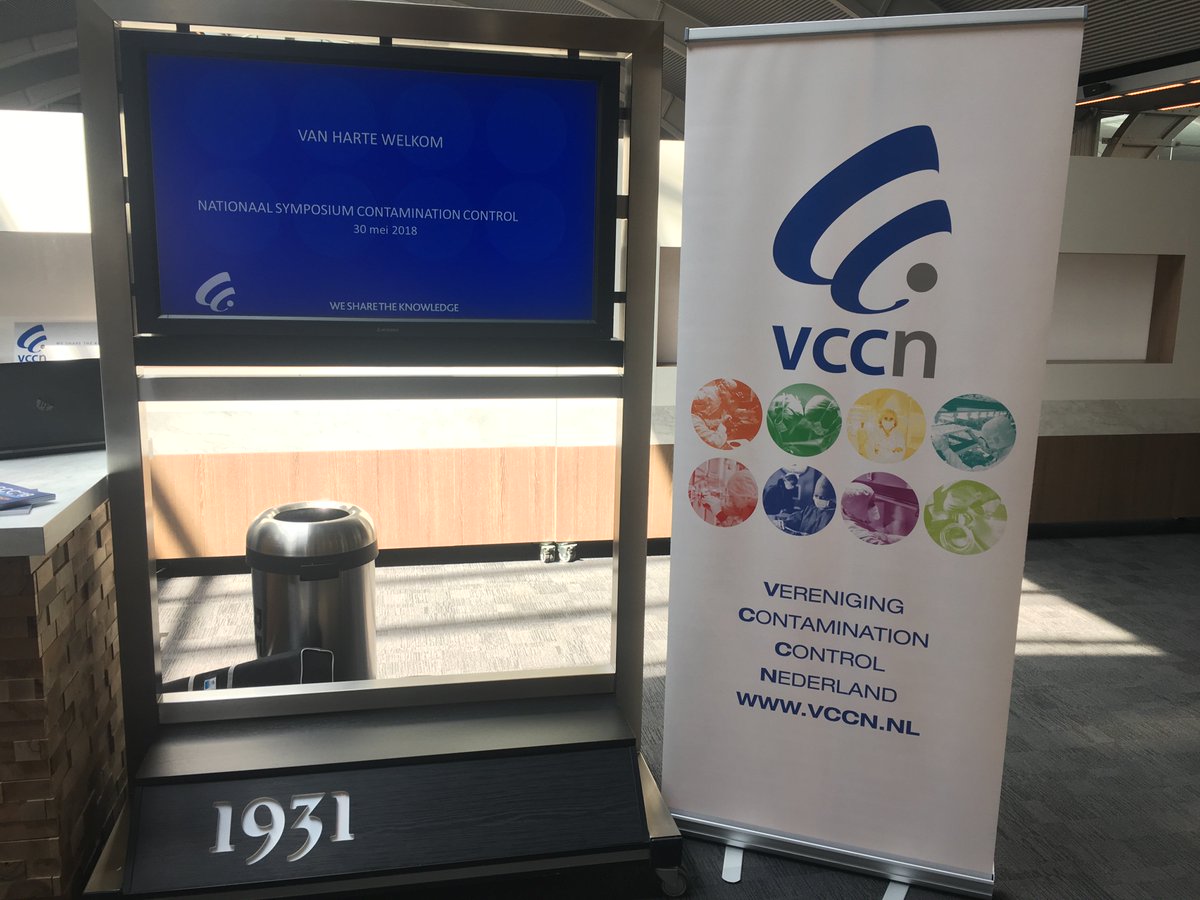 VCCN1's tweet photo. VCCN Nationaal Symposium Contamination Control is van start @1931DenBosch  #kennisdelen https://t.co/YYIPtCHkQu