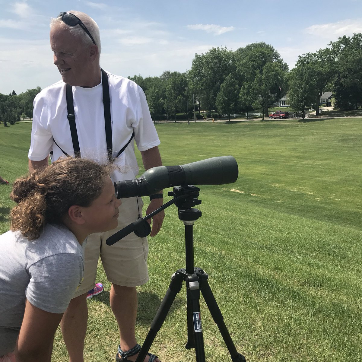 LABridgeford3's tweet photo. It was a fun filled day of bird watching, frolfing, geocaching and the Myra Museum  for our field trip. Thanks to all the volunteers who help make this happen! We even had a retired LA teacher, Mrs. Sathre come to help. #gfpsla https://t.co/00F1828lBd